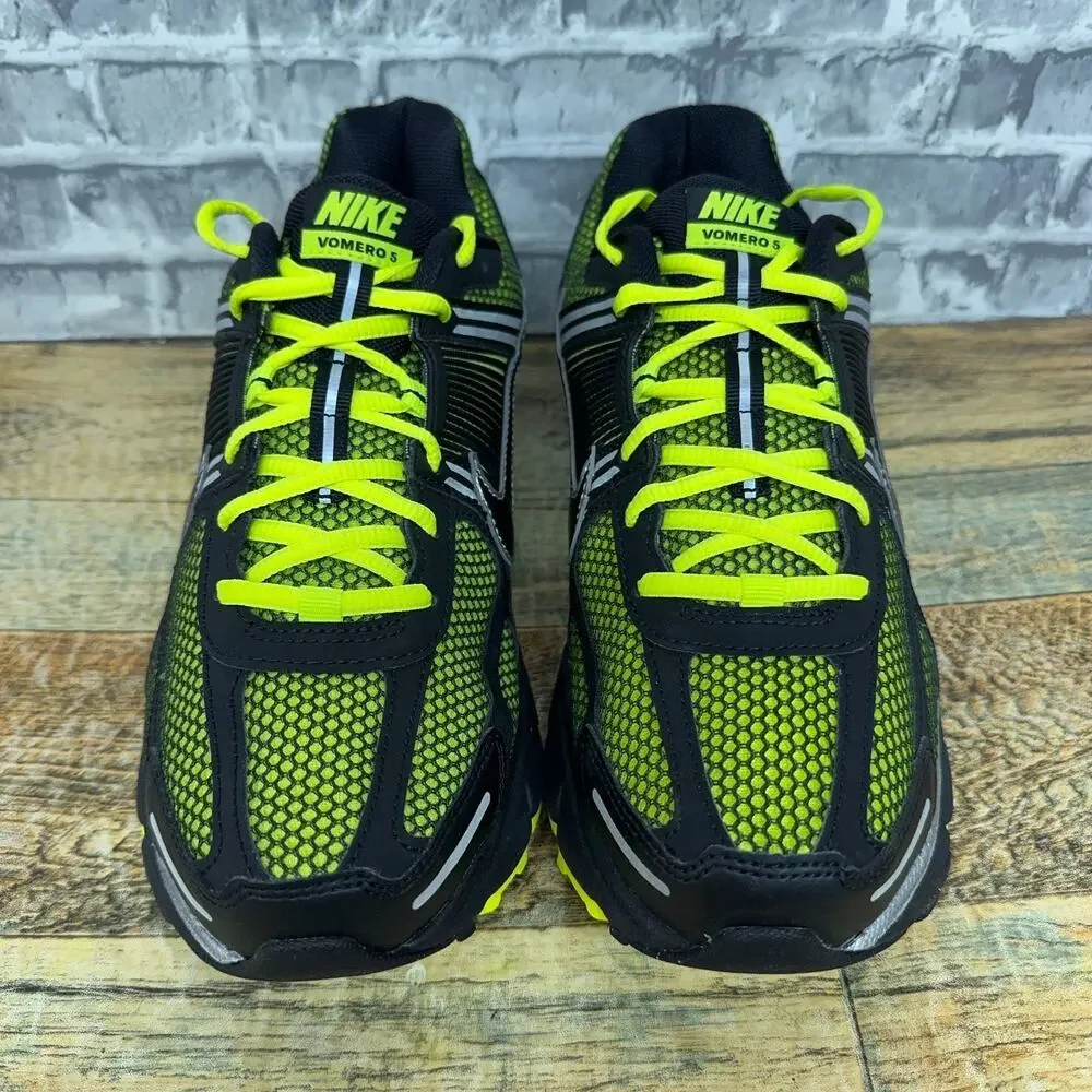 Nike Zoom Vomero 5 Lemon Venom Black White FB9149-702 Mens Size 8.5 New Rare